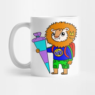 School start of school children school bag Mug